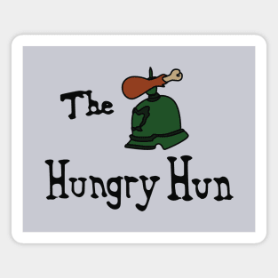 The Hungry Hun Magnet